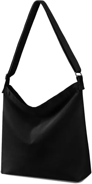 Women's blank large Size Canvas Crossbody Tote Handbags Shoulder Bag