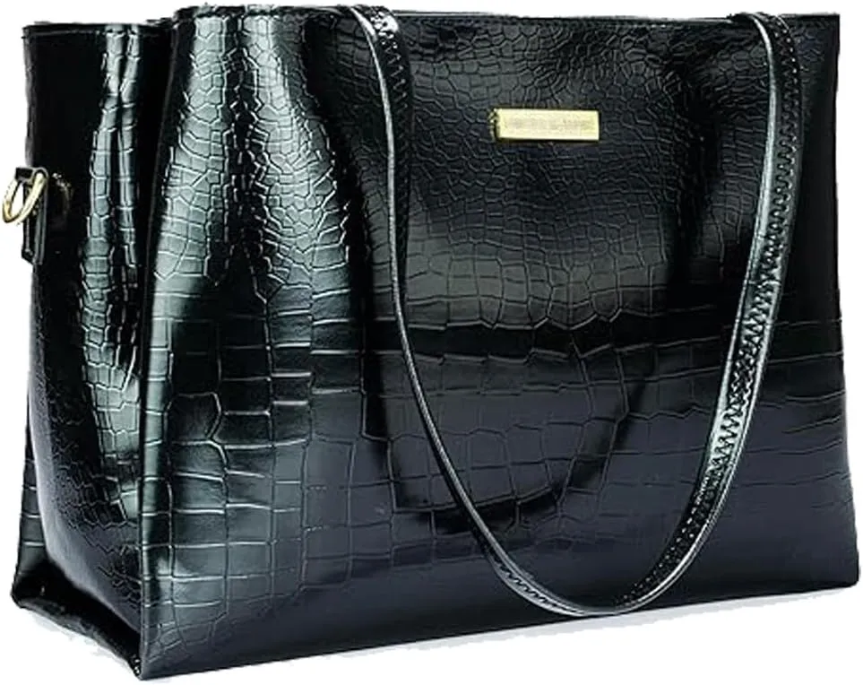 Women's Leather Tote Handbag – Spacious, Multifunctional Shoulder Bag with Stylish Design, Ideal for Daily Use