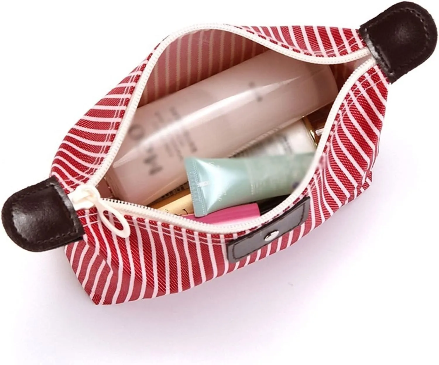 Women's Makeup Travel Organizer Classic Cosmetic Case Cosmetic Case Wash Bag (Purple)