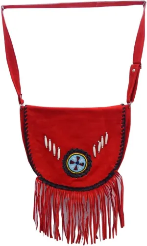 Womens Western Suede Leather Fringes Bags
