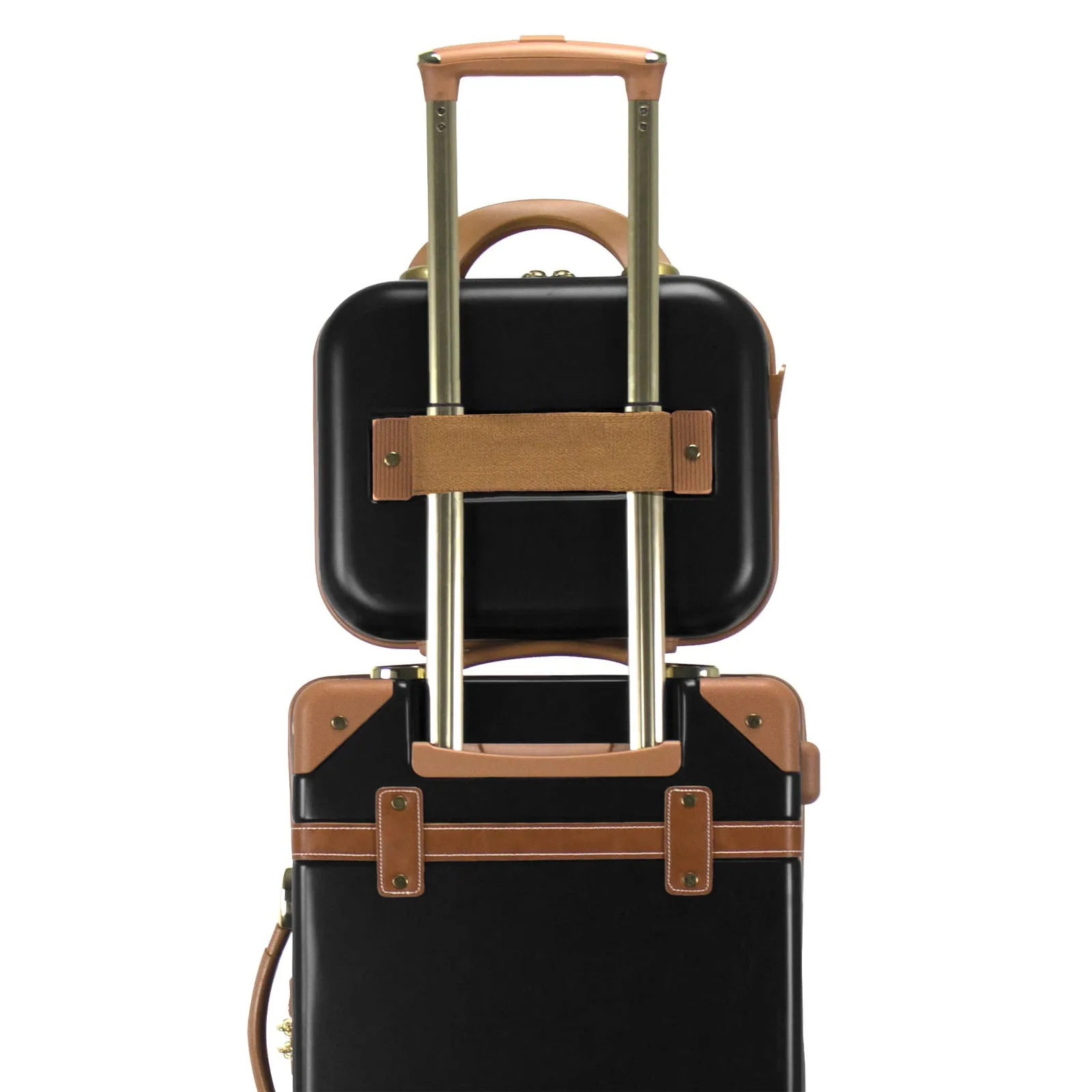 World Traveler Gatsby Vintage Trunk Style Cosmetic Case