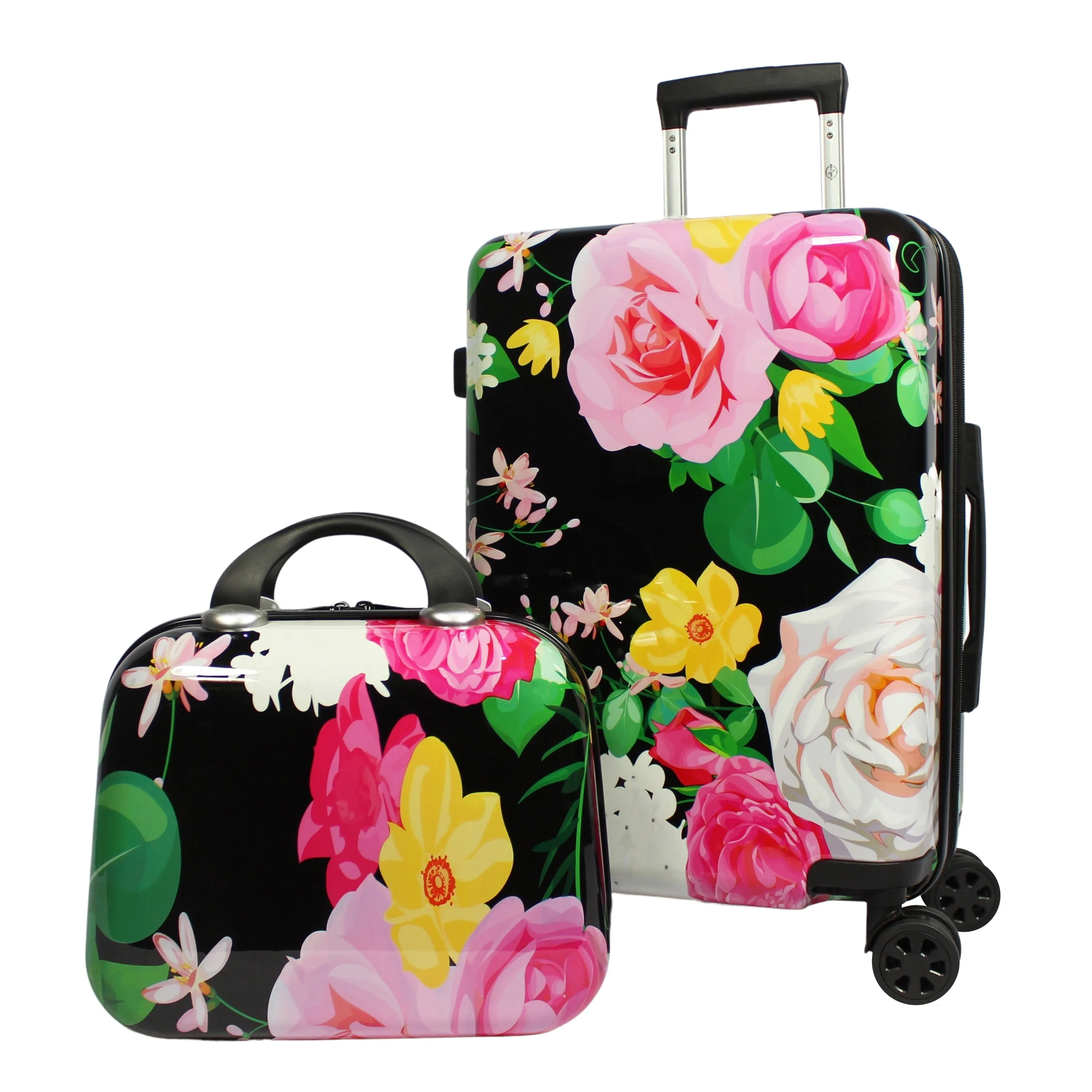 World Traveler Seasons 2-Piece Hardside Carry-On Spinner Luggage Set