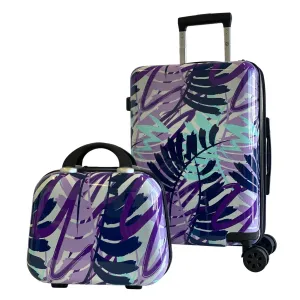 World Traveler Seasons 2-Piece Hardside Carry-On Spinner Luggage Set