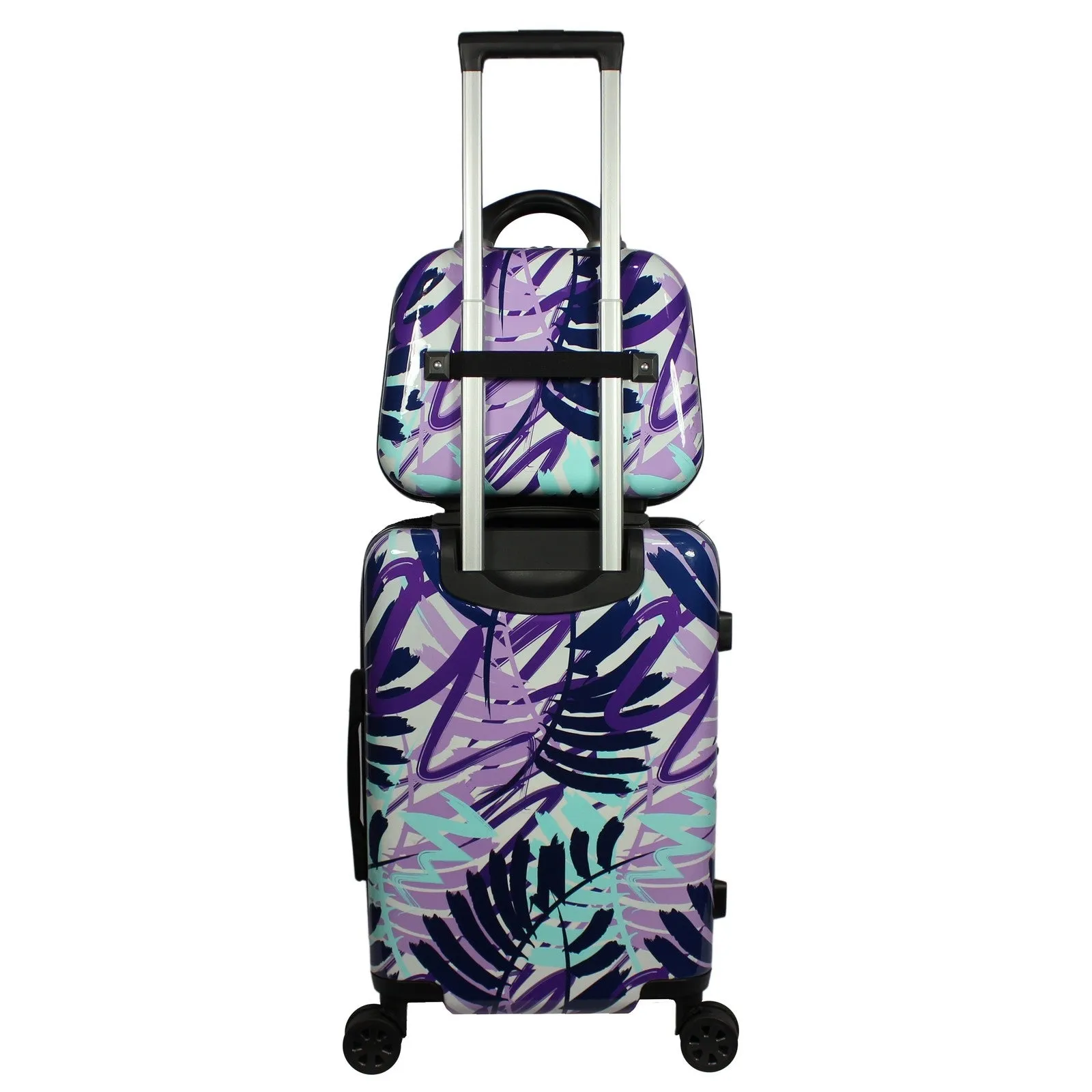 World Traveler Seasons 2-Piece Hardside Carry-On Spinner Luggage Set