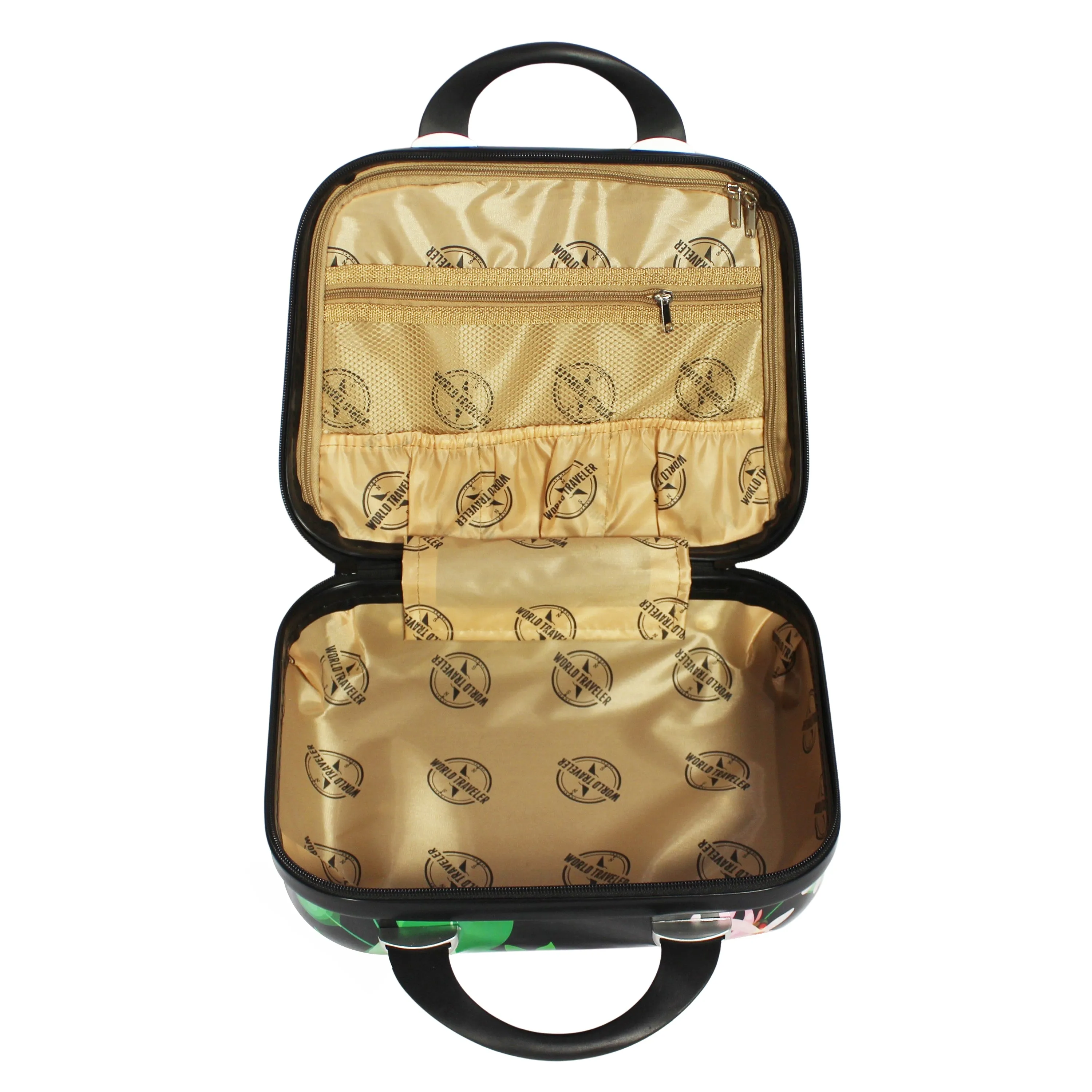 World Traveler Seasons 2-Piece Hardside Carry-On Spinner Luggage Set