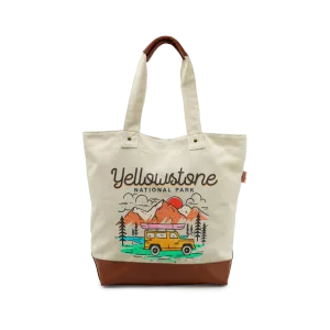 YELLOWSTONE SCENIC Canvas TOTE BAG