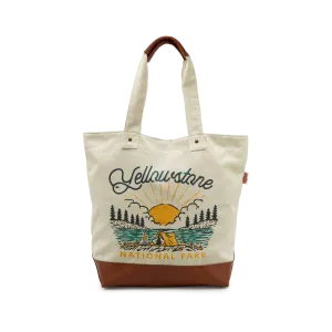YELLOWSTONE SCENIC Canvas TOTE BAG
