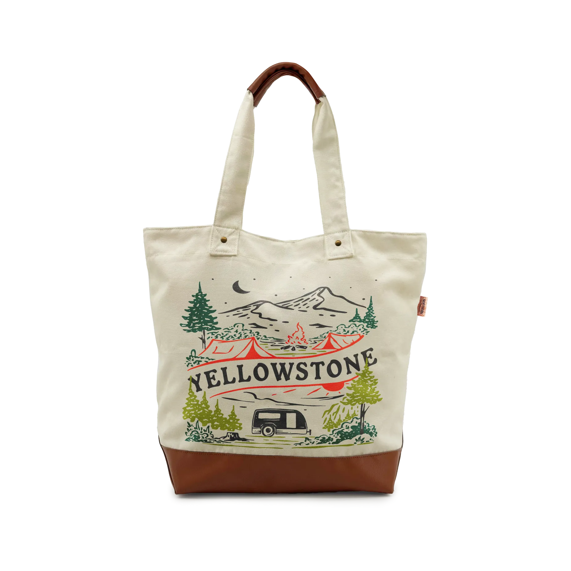 YELLOWSTONE SCENIC Canvas TOTE BAG