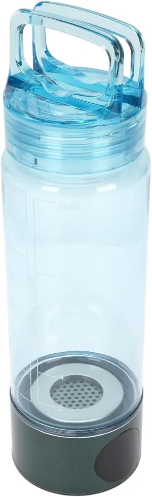 Yosoo Portable Hydrogen Water Machine, 400ml Leak Proof Hydrogen Rich Water Generator for Sports Outdoor with Drinking Experience (Green Blue)