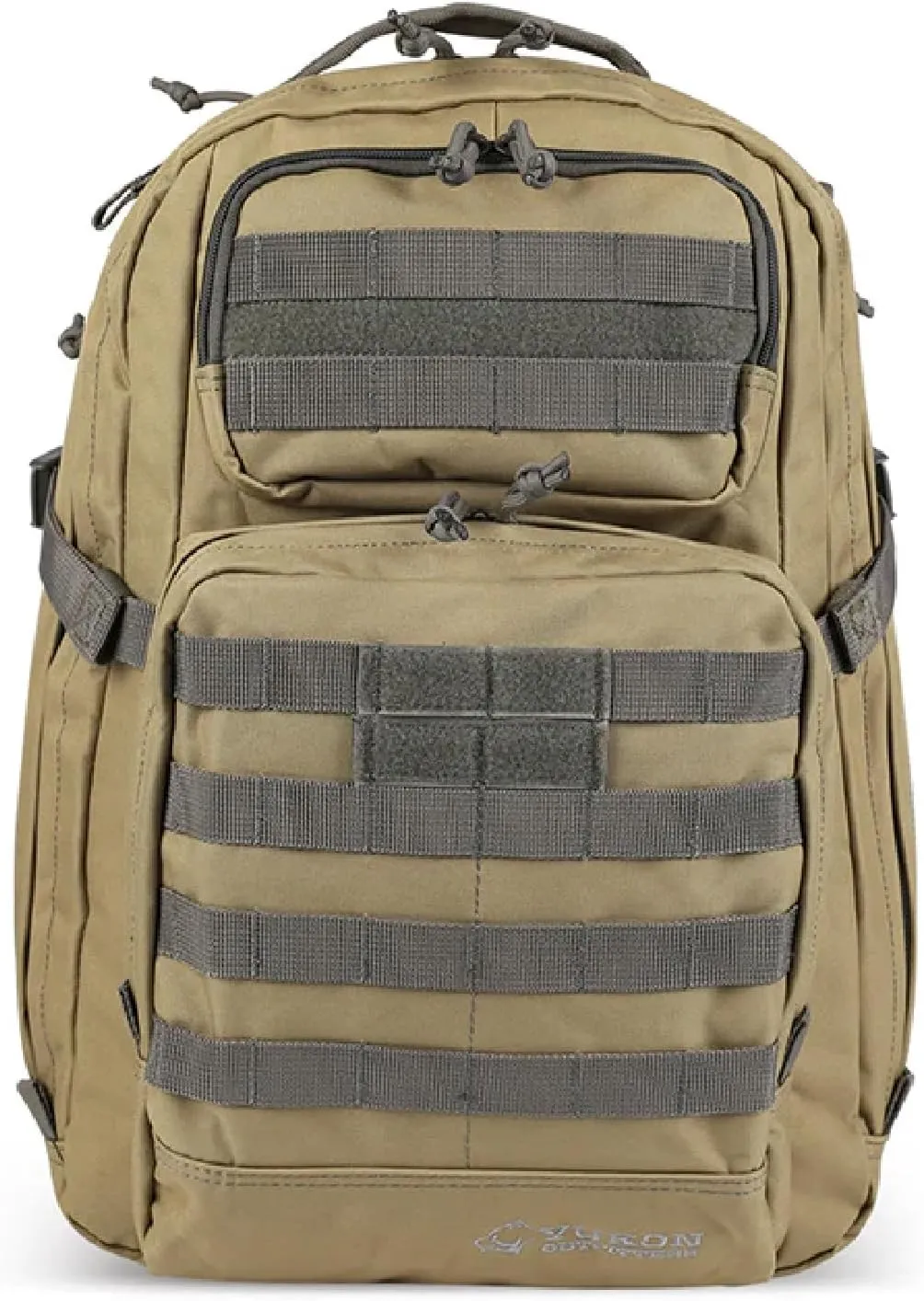 Yukon Outfitters Alpha Backpack - EDC Hiking Outdoor Ergonomic Durable 600D Polyester Pack with Multiple Storage Options
