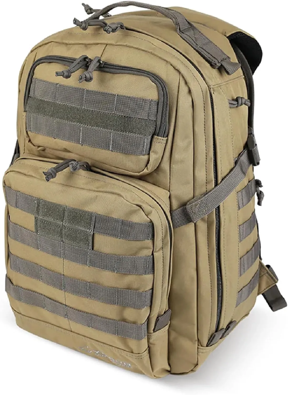 Yukon Outfitters Alpha Backpack - EDC Hiking Outdoor Ergonomic Durable 600D Polyester Pack with Multiple Storage Options