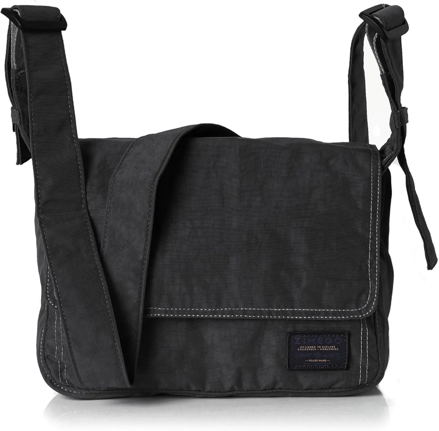 ZIMEGO Classic Crescent Crossbody Bag - Everyday Essential Travel Hobo Bag