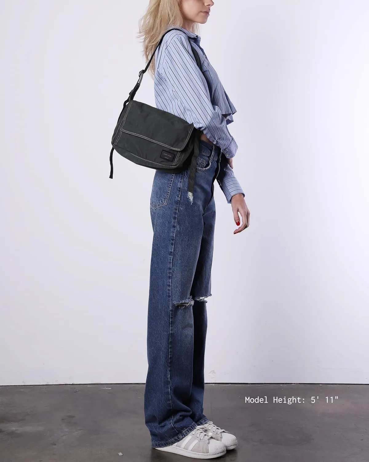ZIMEGO Classic Crescent Crossbody Bag - Everyday Essential Travel Hobo Bag